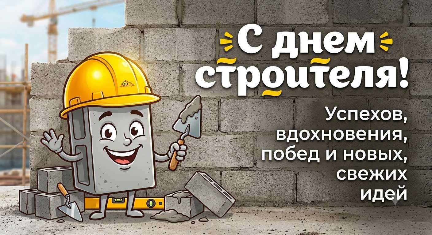 С днем строителя 2026!